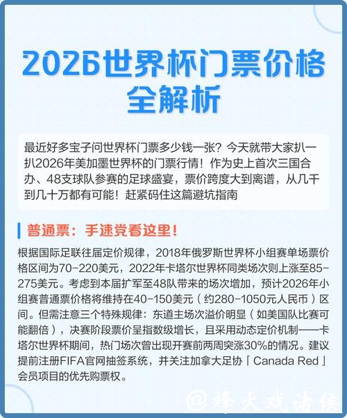 2026世界杯门票购买全攻略 2026世界杯门票购买全攻略